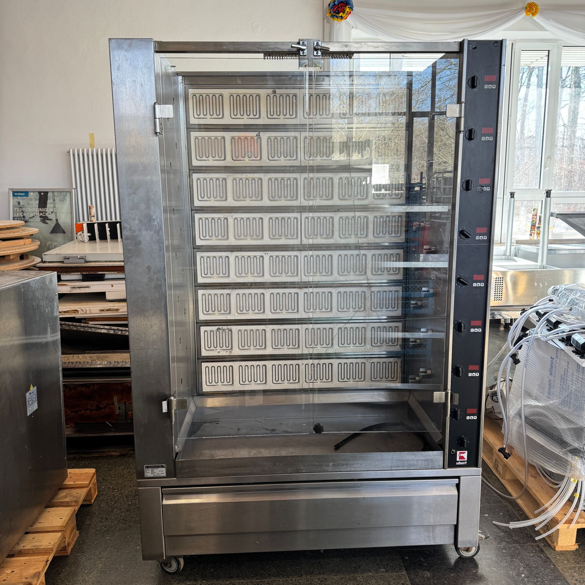 UBERT RT88E Hähnchengrill Elektrogrill Rotisserie Hähnchengrill