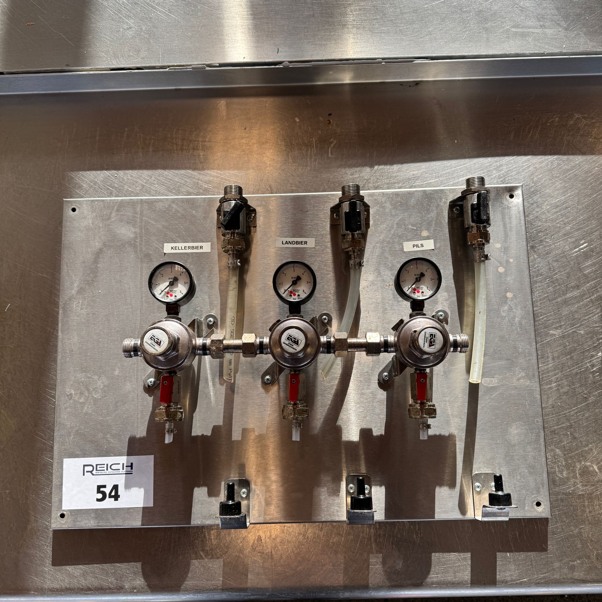 Getränkearmaturen CO2- und N2 – Armaturen