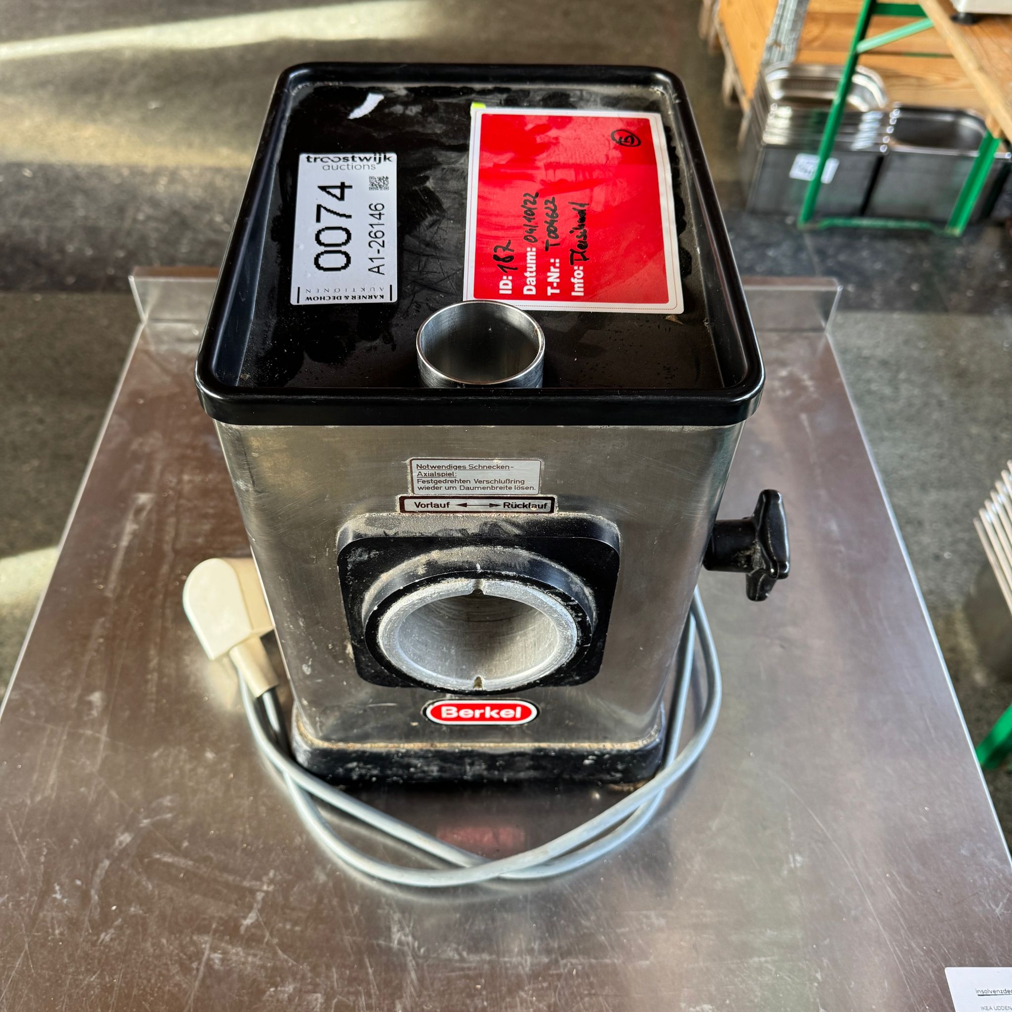 Berkel BW 70/82 Fleischwolf