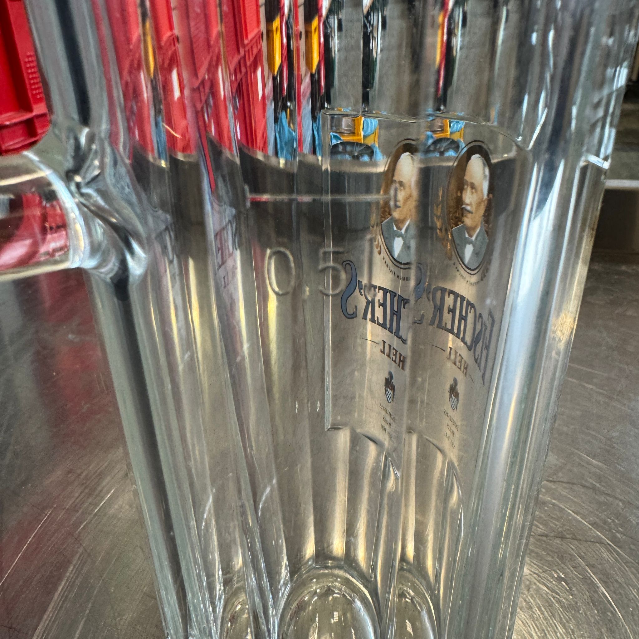 Fischers Bier Glas 0,5 l Hell 6er Box